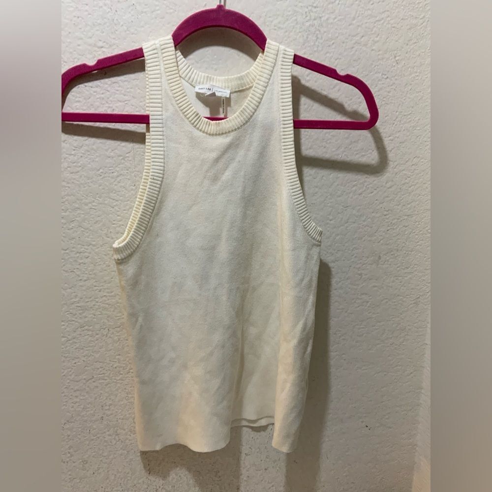 Grey Lab Los Angeles WHITE Tank Top size SMALL